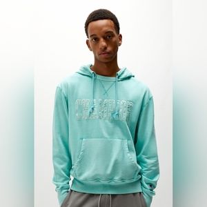 NWOT Unisex Champion Vintage Wash Hoodie in Seafoam